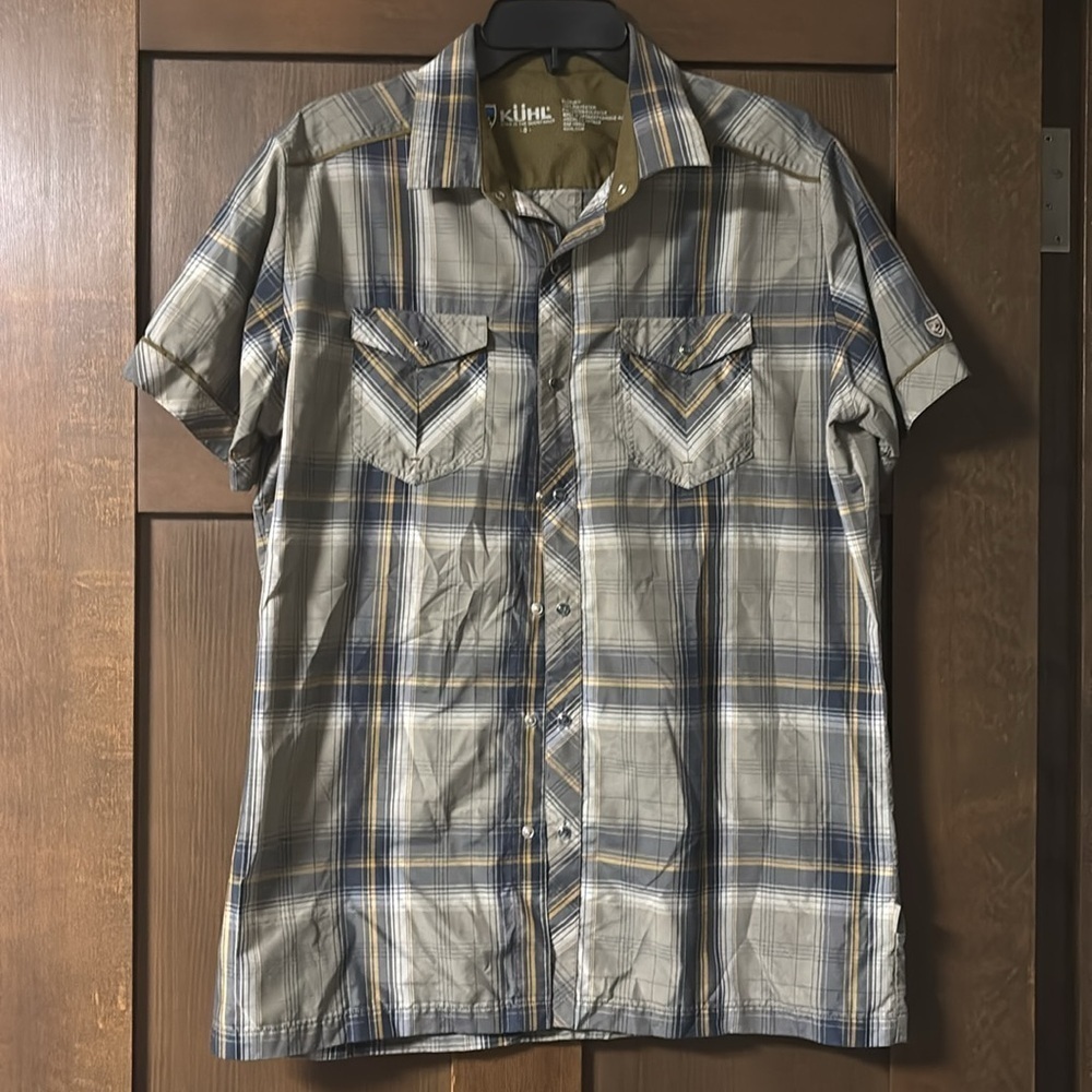 Kühl Konquer Short Sleeve Shirt - Oak Creek Size Small - Picture 2 of 7